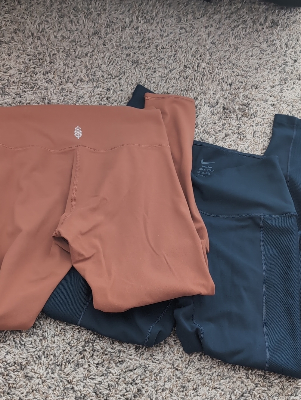 Nike / Free People Bundle Of 2 Leggings